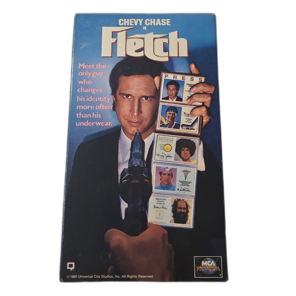 Fletch (VHS, 1985) Chevy Chase Michael Ritchie